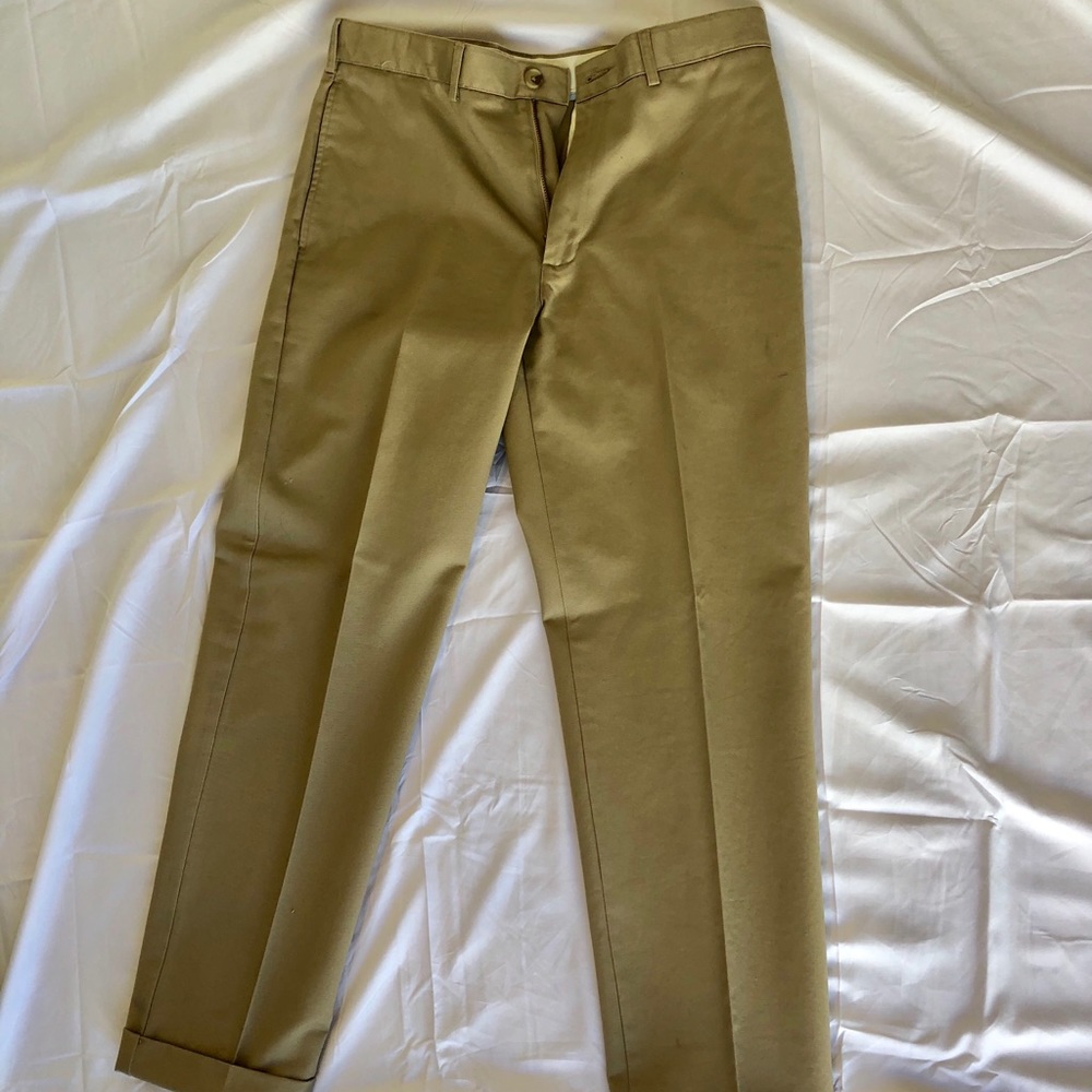 Lands’ End Cotton Khaki Pants